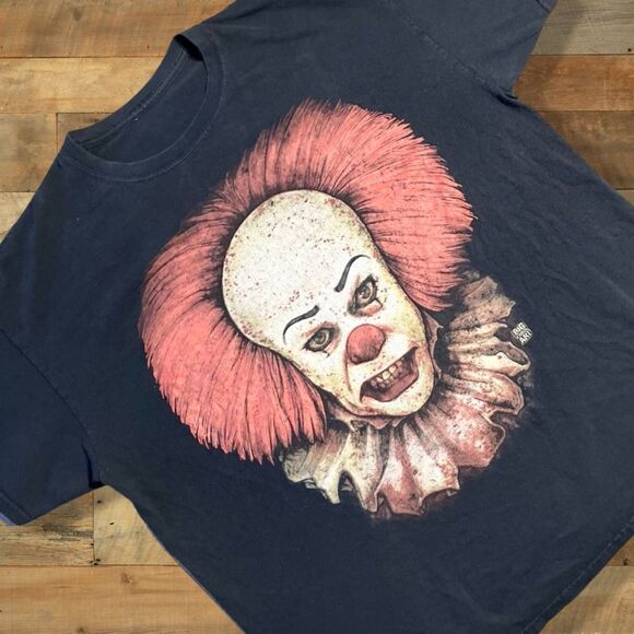 IT The Movie Pennywise Face Mens T-Shirt Tee Size XL - Picture 3 of 3